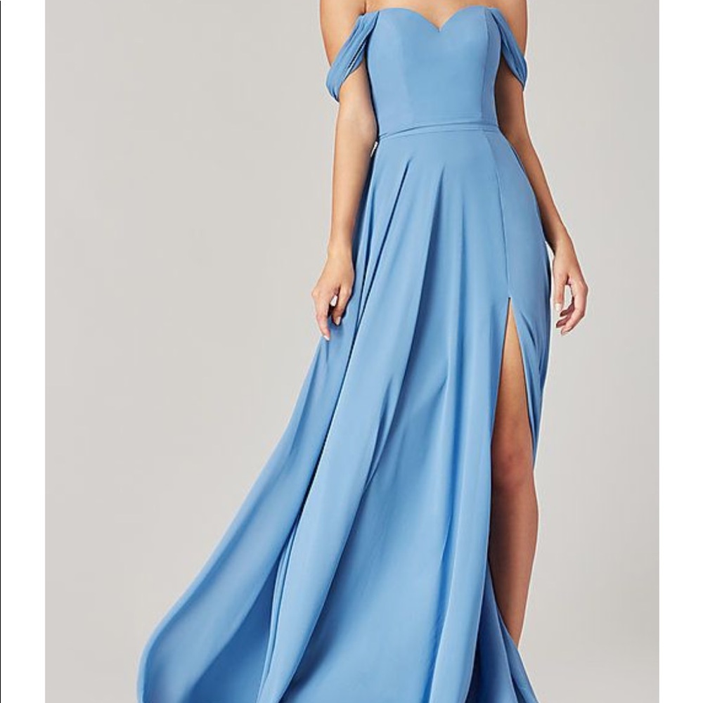 Kleinfeld Off the Shoulder Bridesmaid Dress